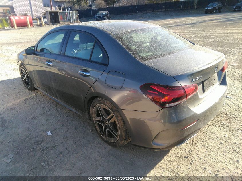 2019 MERCEDES-BENZ A-CLASS A 220 WDD3G4FBXKW030301