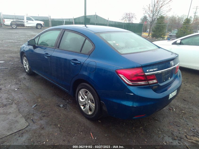 2013 HONDA CIVIC SDN LX - 2HGFB2F51DH587203