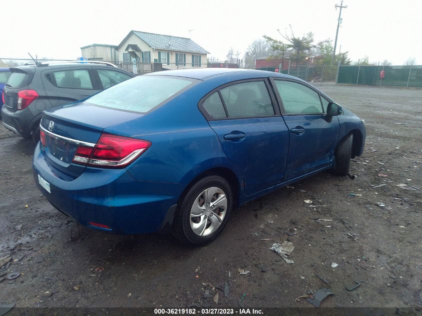 2013 HONDA CIVIC SDN LX - 2HGFB2F51DH587203