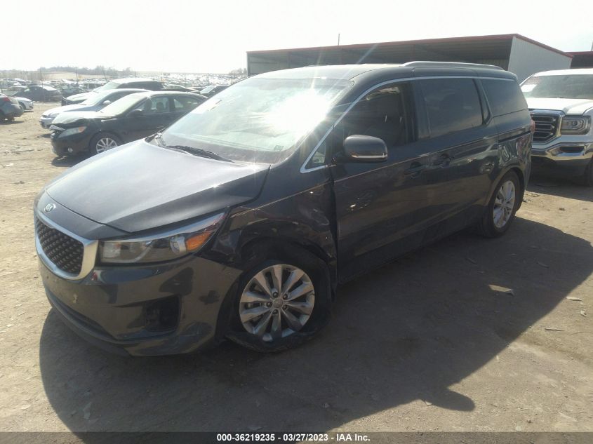 2015 KIA SEDONA EX - KNDMC5C13F6022817