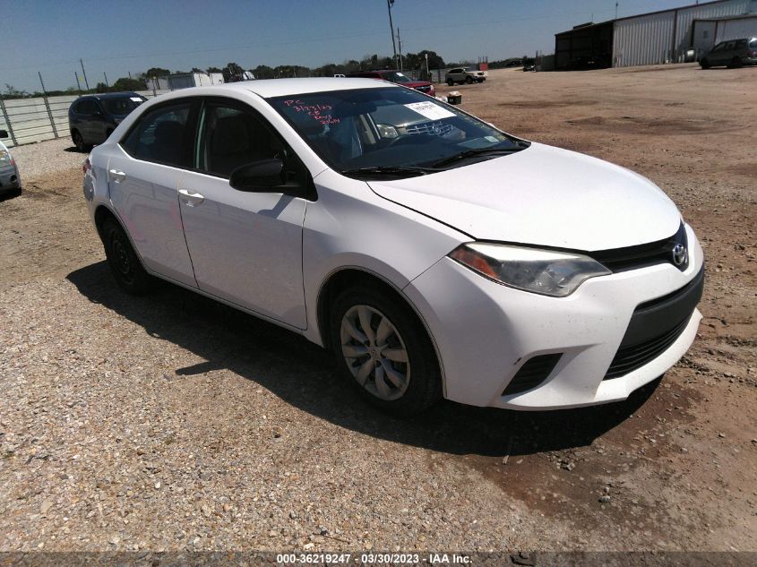 2014 TOYOTA COROLLA L/LE/S/S PLUS/LE PLUS - 2T1BURHE6EC128628