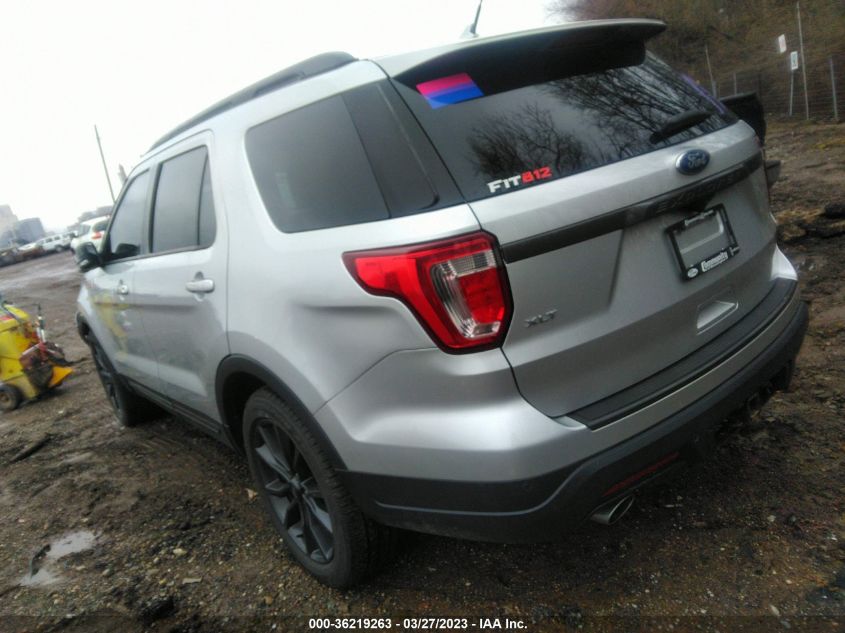 2019 FORD EXPLORER XLT - 1FM5K7D88KGA40907