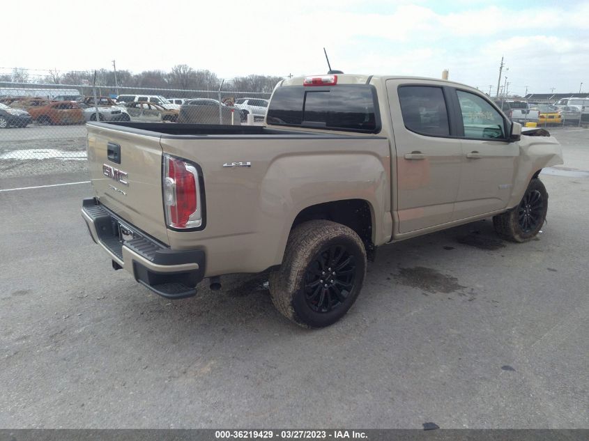 2022 GMC CANYON 4WD ELEVATION - 1GTG6CENXN1298562