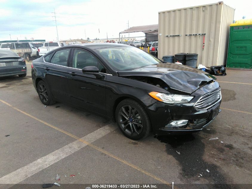 2018 FORD FUSION SE - 3FA6P0HD1JR205153