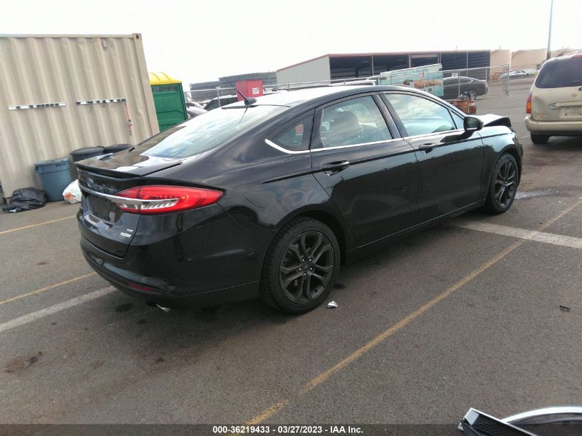 2018 FORD FUSION SE - 3FA6P0HD1JR205153