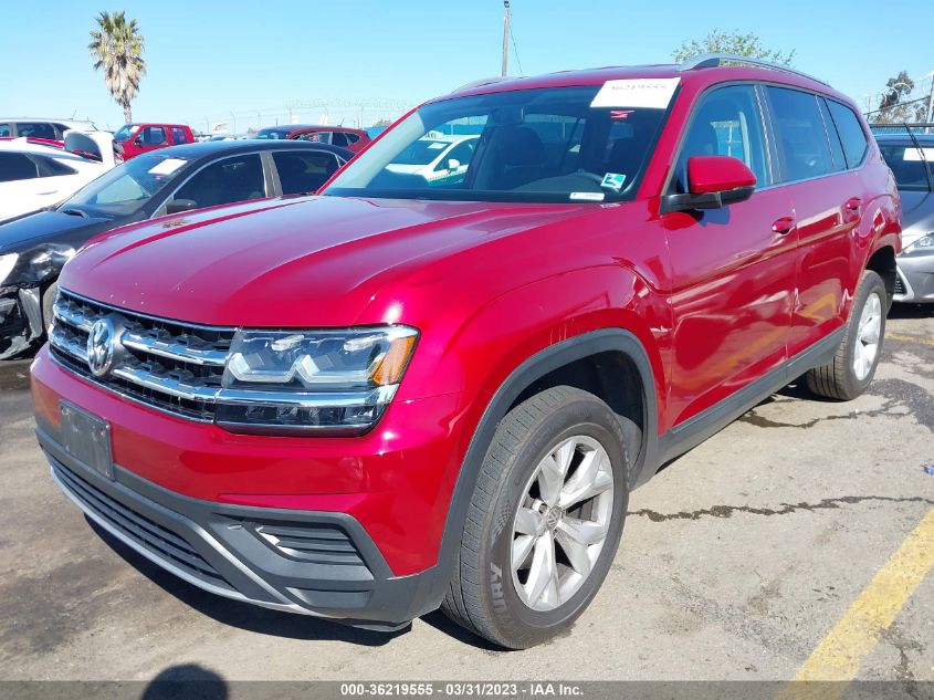 2018 VOLKSWAGEN ATLAS 2.0T S - 1V2AP2CA9JC530675