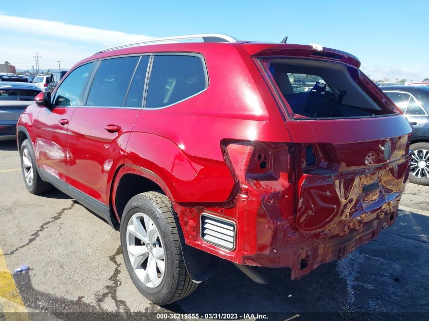 2018 VOLKSWAGEN ATLAS 2.0T S - 1V2AP2CA9JC530675