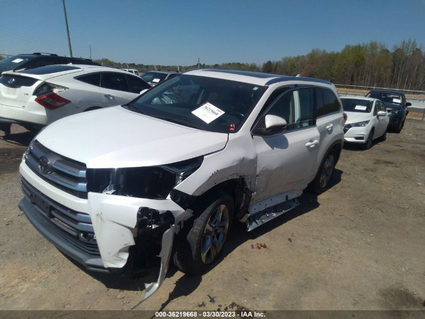 2019 TOYOTA HIGHLANDER LIMITED - 5TDYZRFH3KS311982