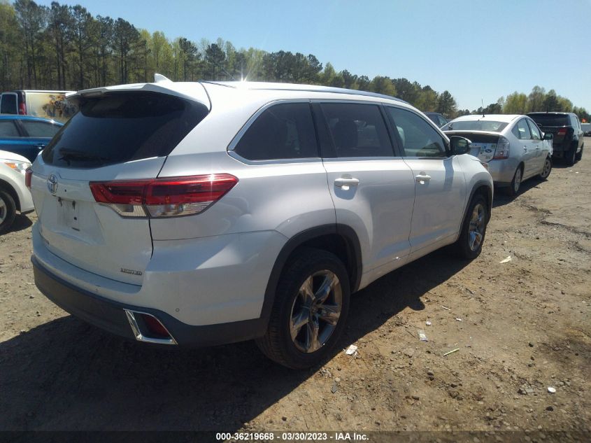 2019 TOYOTA HIGHLANDER LIMITED - 5TDYZRFH3KS311982
