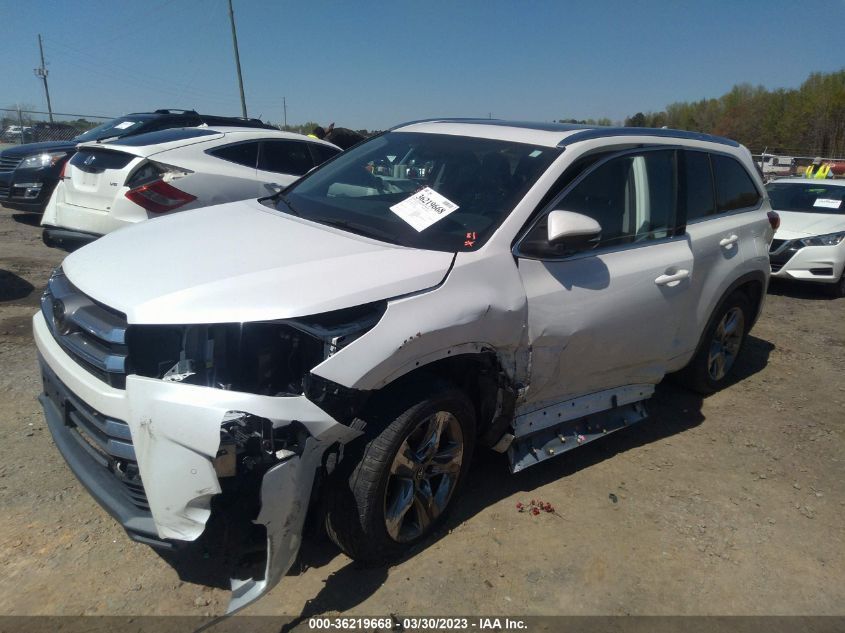 2019 TOYOTA HIGHLANDER LIMITED - 5TDYZRFH3KS311982