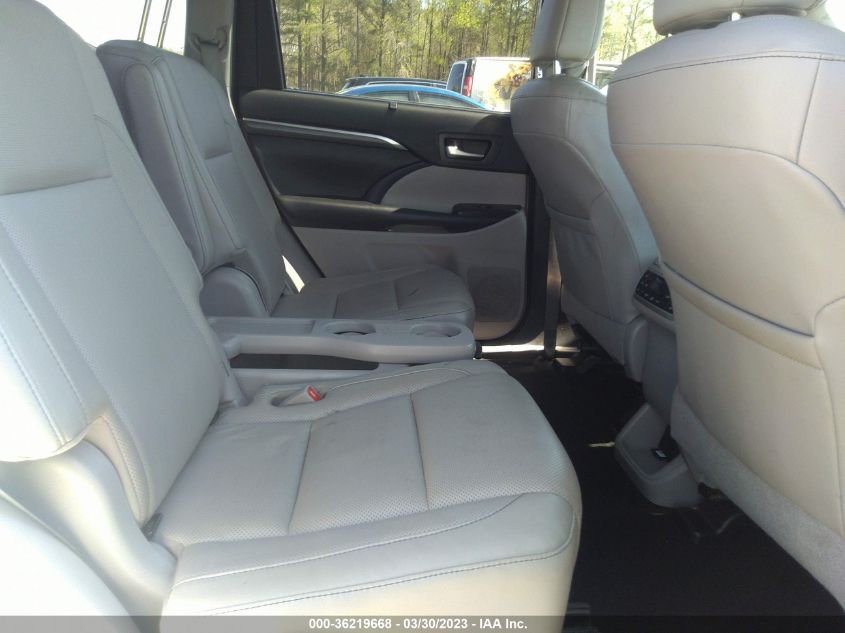 2019 TOYOTA HIGHLANDER LIMITED - 5TDYZRFH3KS311982