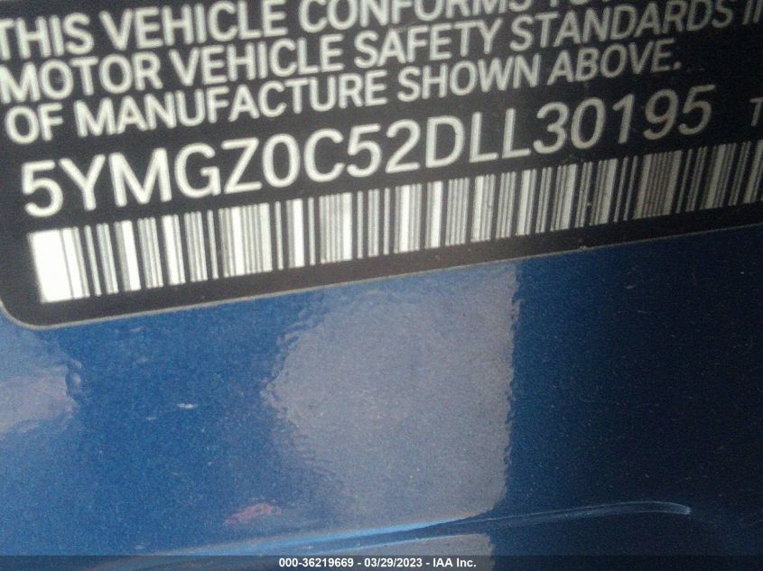 2013 BMW X6 M 5YMGZ0C52DLL30195