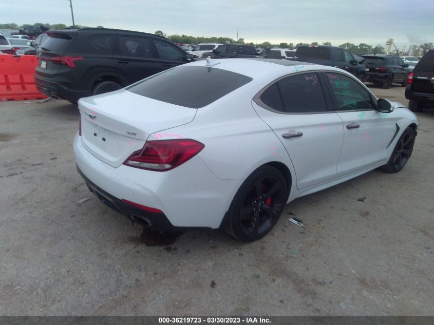 2019 GENESIS G70 3.3T ADVANCED KMTG34LE9KU013668