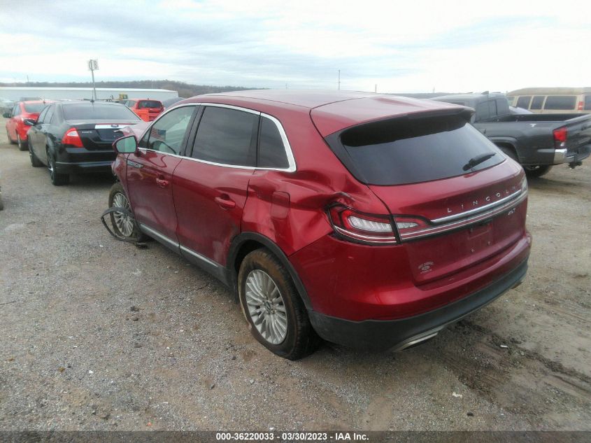 2019 LINCOLN NAUTILUS STANDARD - 2LMPJ6J99KBL57819