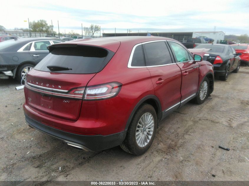 2019 LINCOLN NAUTILUS STANDARD - 2LMPJ6J99KBL57819