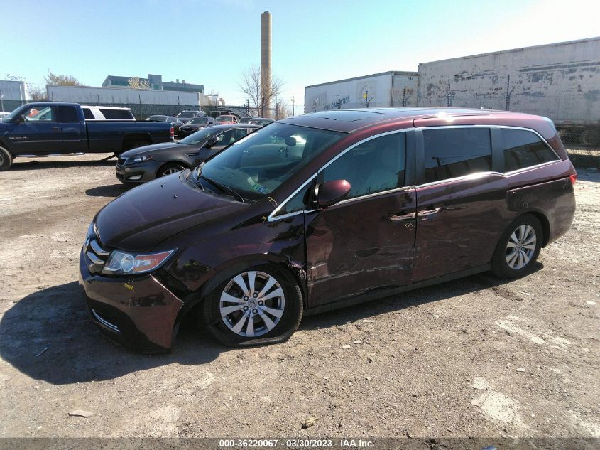 2014 HONDA ODYSSEY EX-L - 5FNRL5H62EB127054
