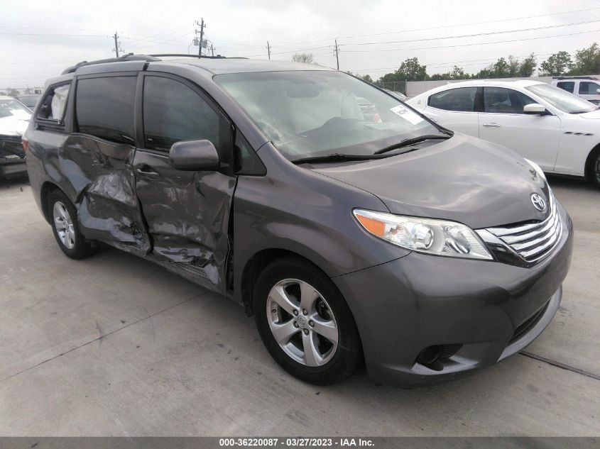 2017 TOYOTA SIENNA LE - 5TDKZ3DC3HS899367