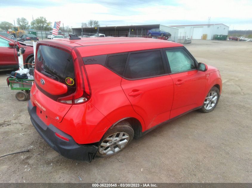 2020 KIA SOUL S - KNDJ23AU0L7019709