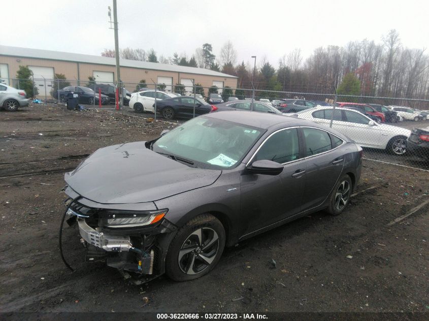 2021 HONDA INSIGHT EX 19XZE4F54ME010403