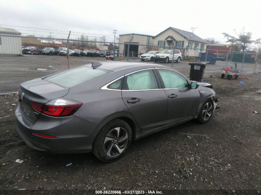 2021 HONDA INSIGHT EX 19XZE4F54ME010403