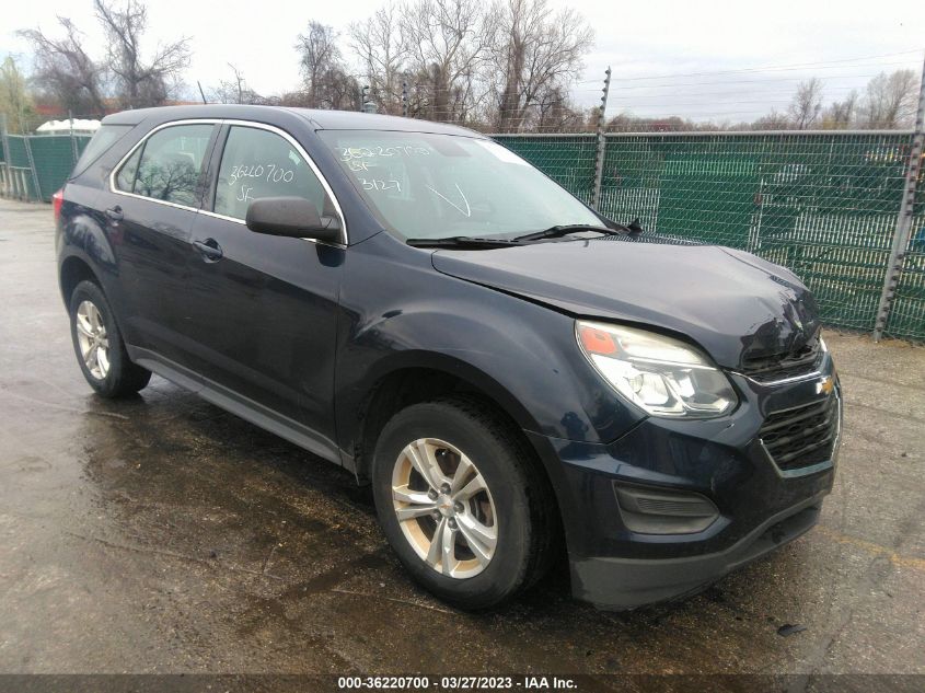 2016 CHEVROLET EQUINOX LS - 2GNALBEKXG1154948