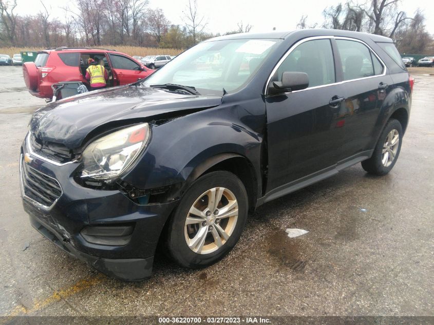 2016 CHEVROLET EQUINOX LS - 2GNALBEKXG1154948