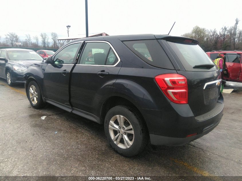 2016 CHEVROLET EQUINOX LS - 2GNALBEKXG1154948