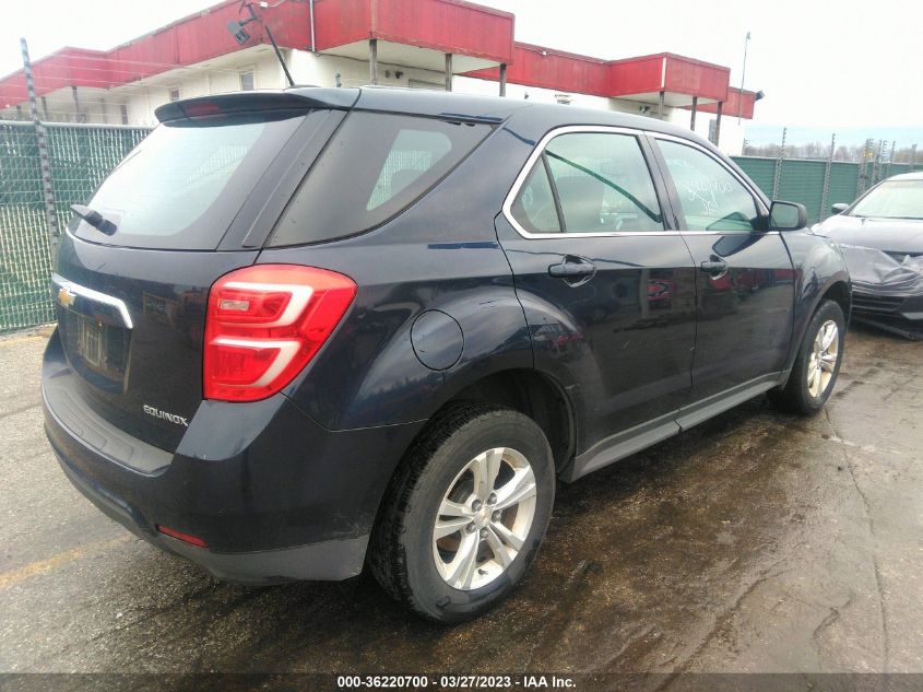 2016 CHEVROLET EQUINOX LS - 2GNALBEKXG1154948