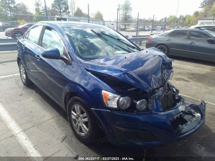2013 CHEVROLET SONIC LT - 1G1JC5SG3D4249631