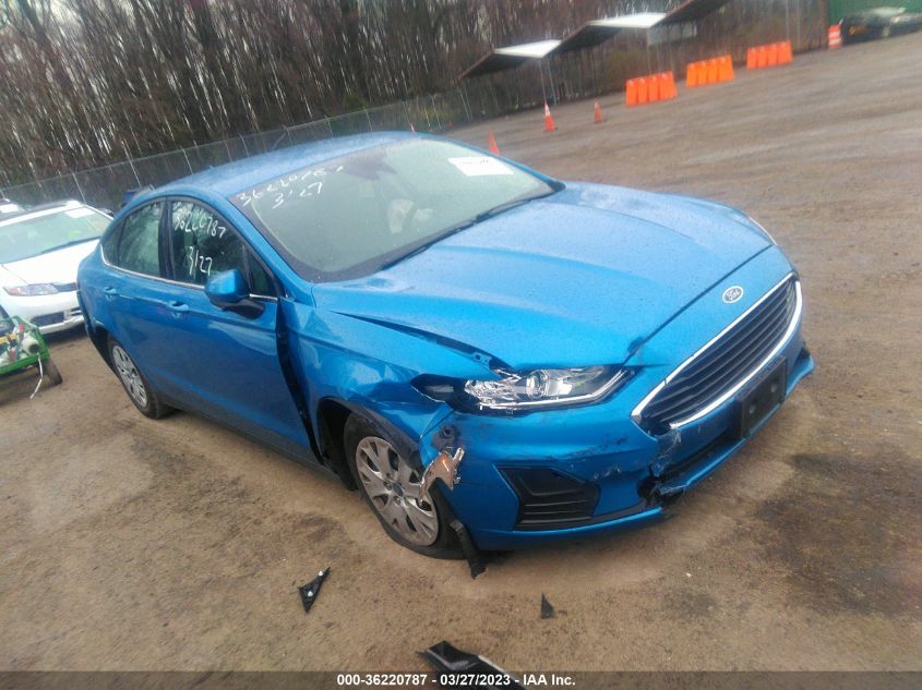 2020 FORD FUSION S - 3FA6P0G72LR144135