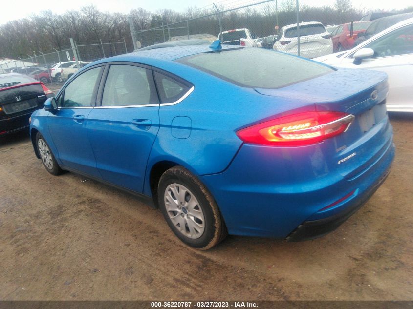 2020 FORD FUSION S - 3FA6P0G72LR144135
