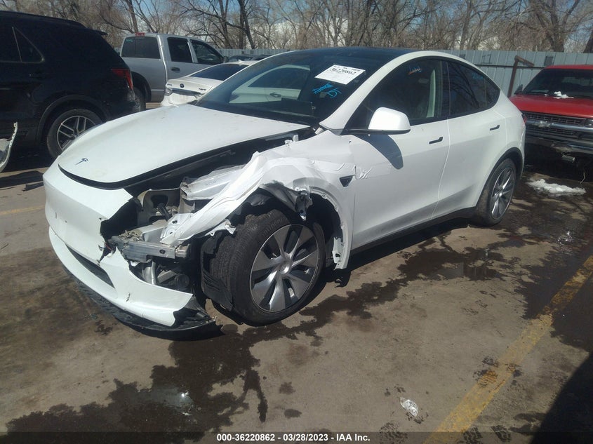 VIN 5YJYGAEE6MF266350 2021 TESLA MODEL Y LONG RANGE
