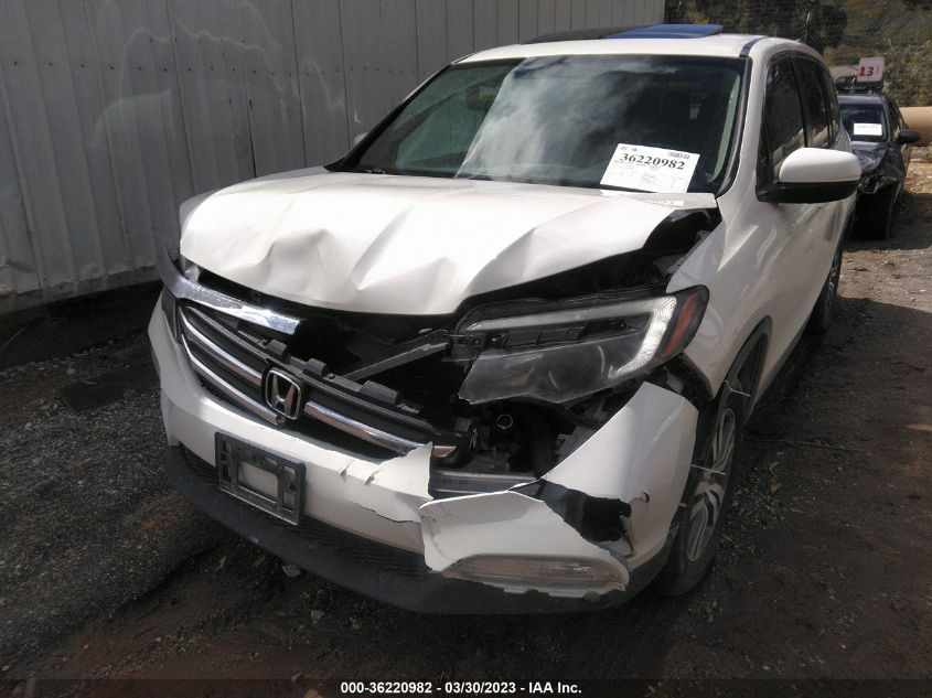 2018 HONDA PILOT EX-L - 5FNYF5H5XJB028440