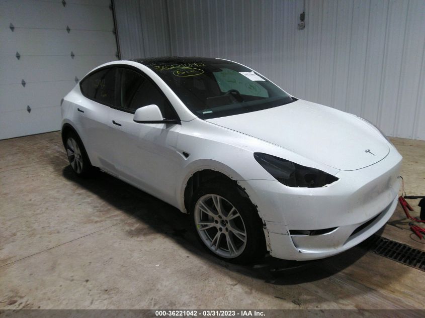 2021 TESLA MODEL Y LONG RANGE - 5YJYGDEE3MF287139