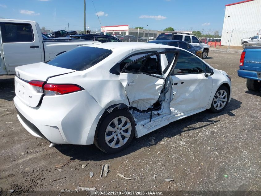 2022 TOYOTA COROLLA LE - JTDEPMAE0N3017759