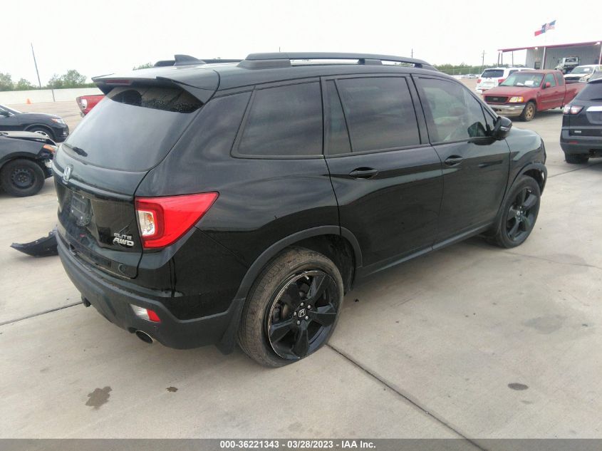2020 HONDA PASSPORT ELITE 5FNYF8H07LB006694