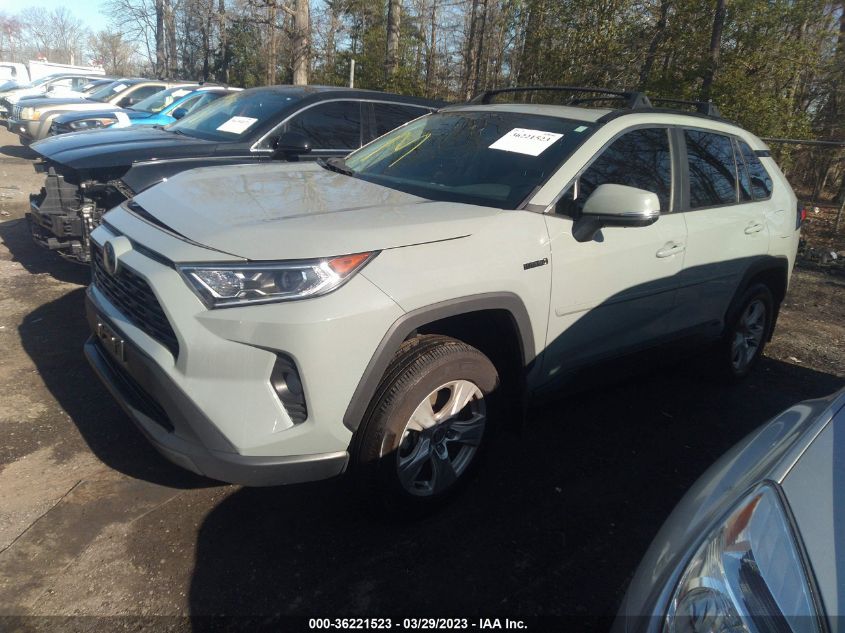 2021 TOYOTA RAV4 HYBRID XLE - 2T3RWRFV7MW116309