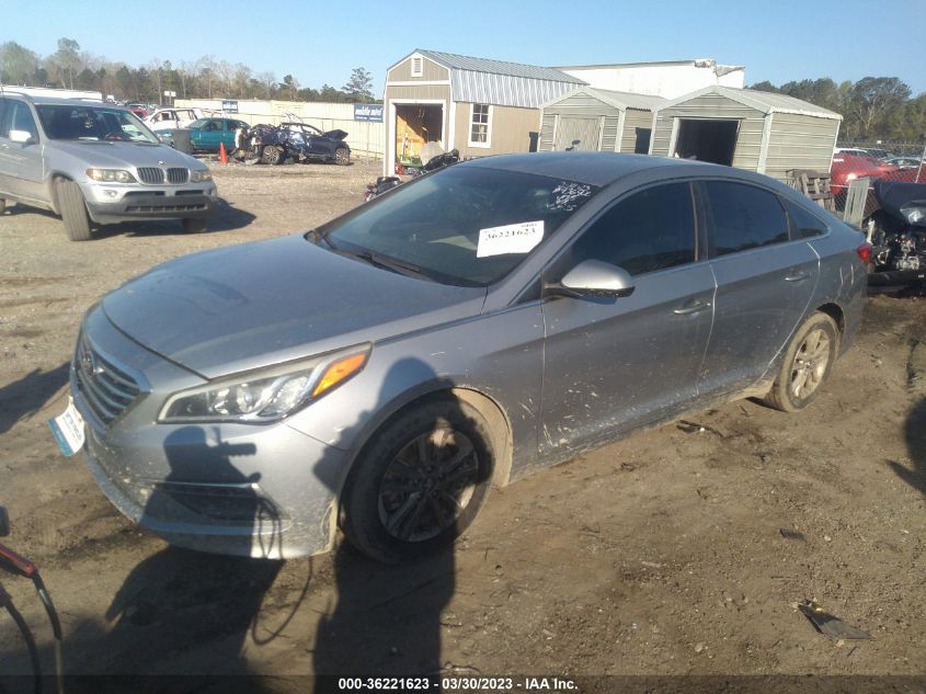 2015 HYUNDAI SONATA 2.4L SE - 5NPE24AF0FH003485