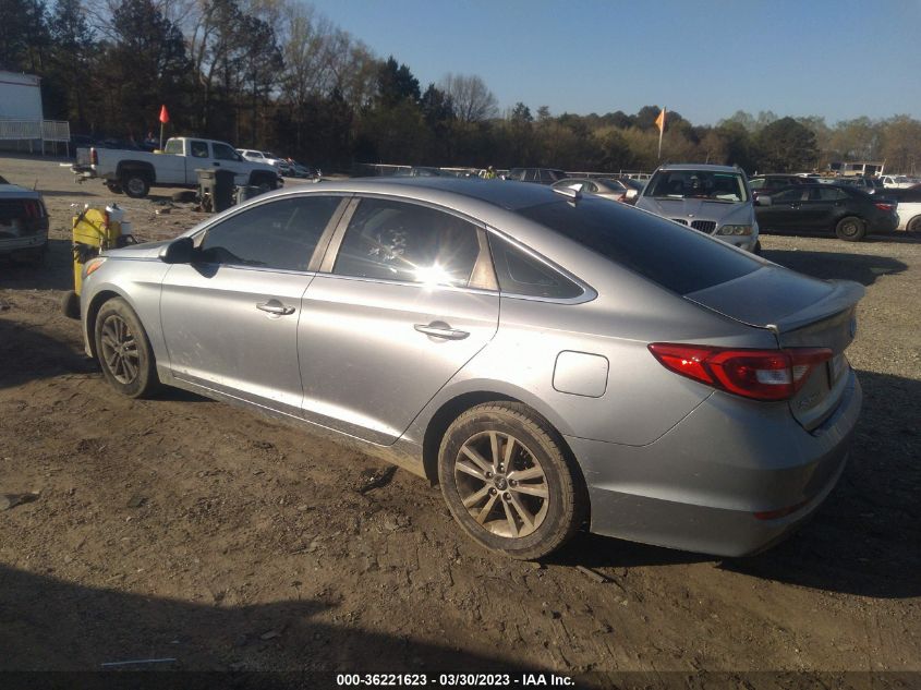 2015 HYUNDAI SONATA 2.4L SE - 5NPE24AF0FH003485