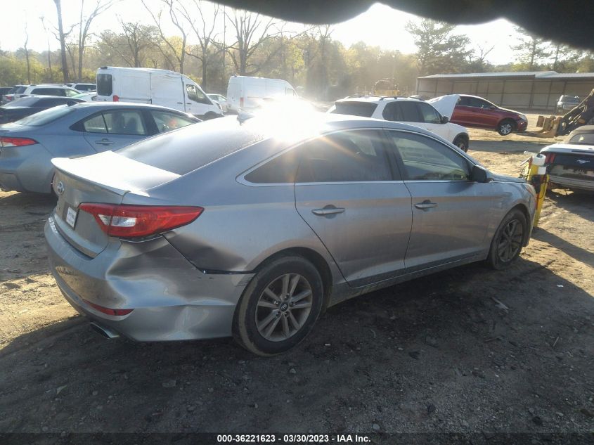 2015 HYUNDAI SONATA 2.4L SE - 5NPE24AF0FH003485