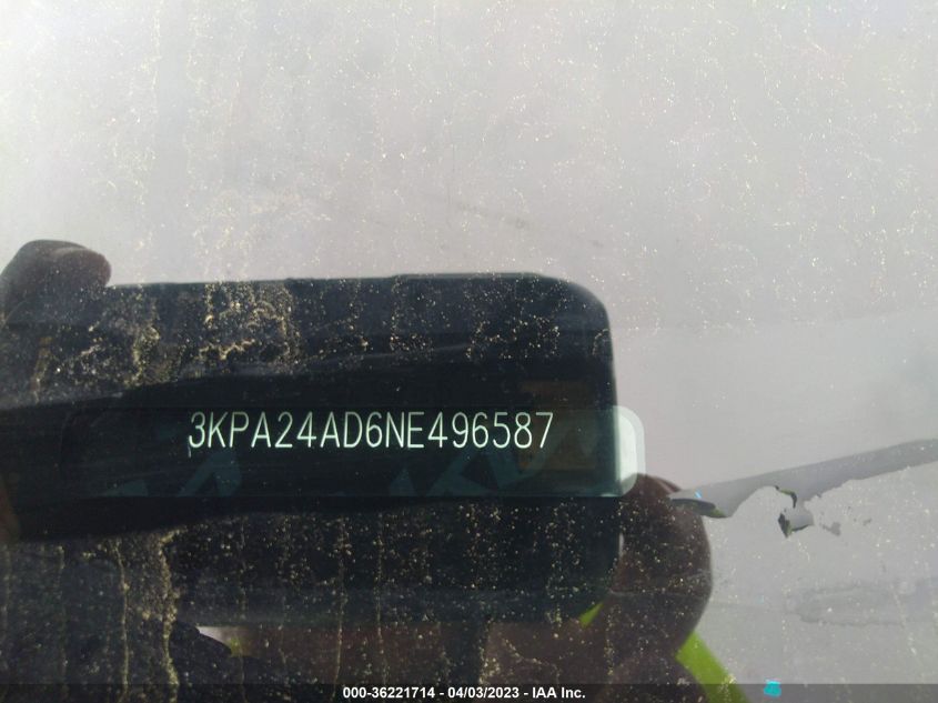 2022 KIA RIO S - 3KPA24AD6NE496587