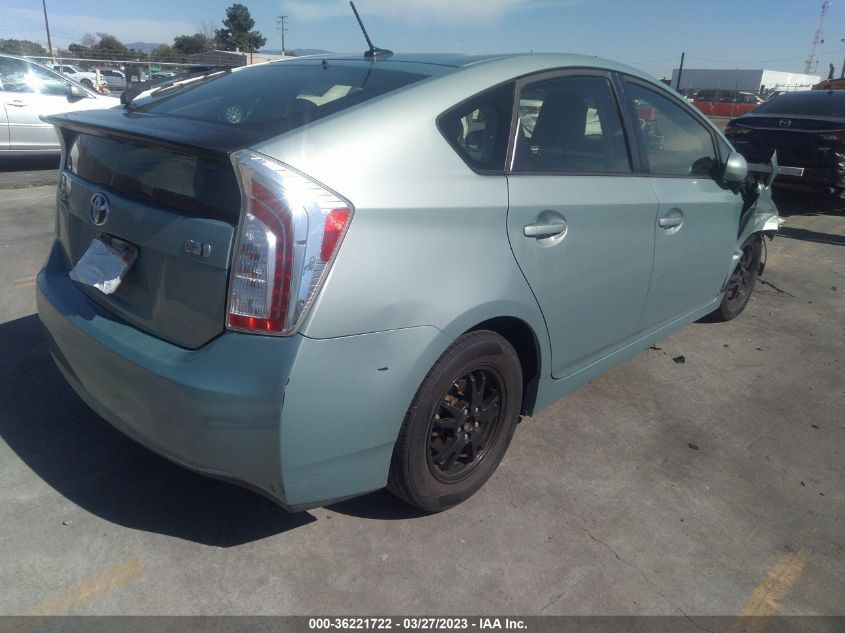 2015 TOYOTA PRIUS FOUR - JTDKN3DU9F1997916