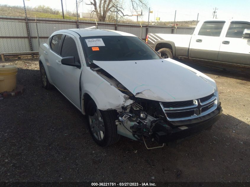 2014 DODGE AVENGER SE - 1C3CDZAB9EN126667