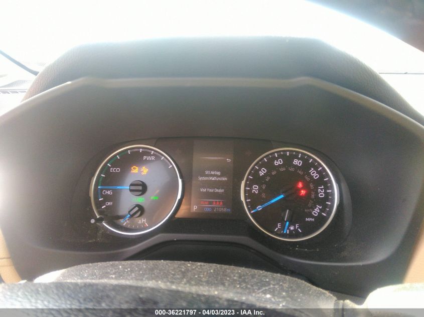 2021 TOYOTA RAV4 HYBRID - 4T3B6RFV6MU007289