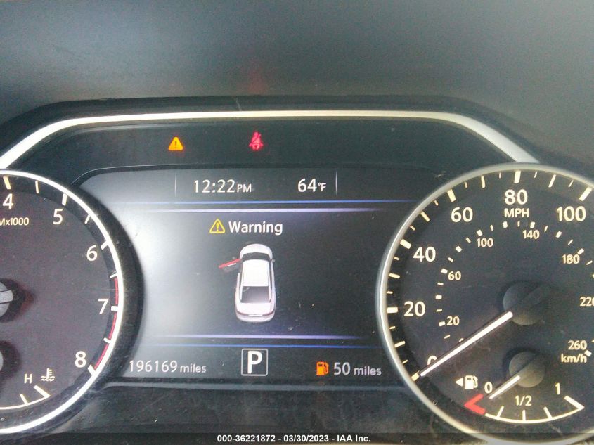 2017 NISSAN MAXIMA SV - 1N4AA6AP8HC373447