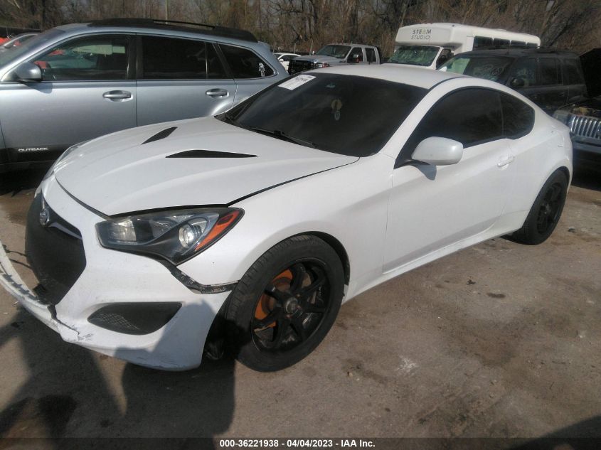 2013 HYUNDAI GENESIS COUPE 2.0T KMHHT6KD2DU110443