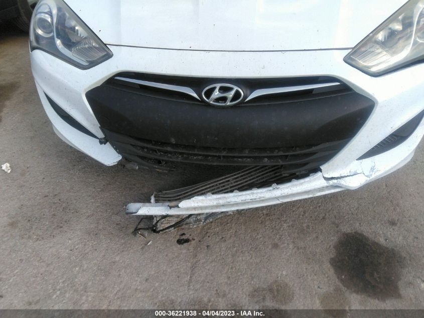 2013 HYUNDAI GENESIS COUPE 2.0T KMHHT6KD2DU110443