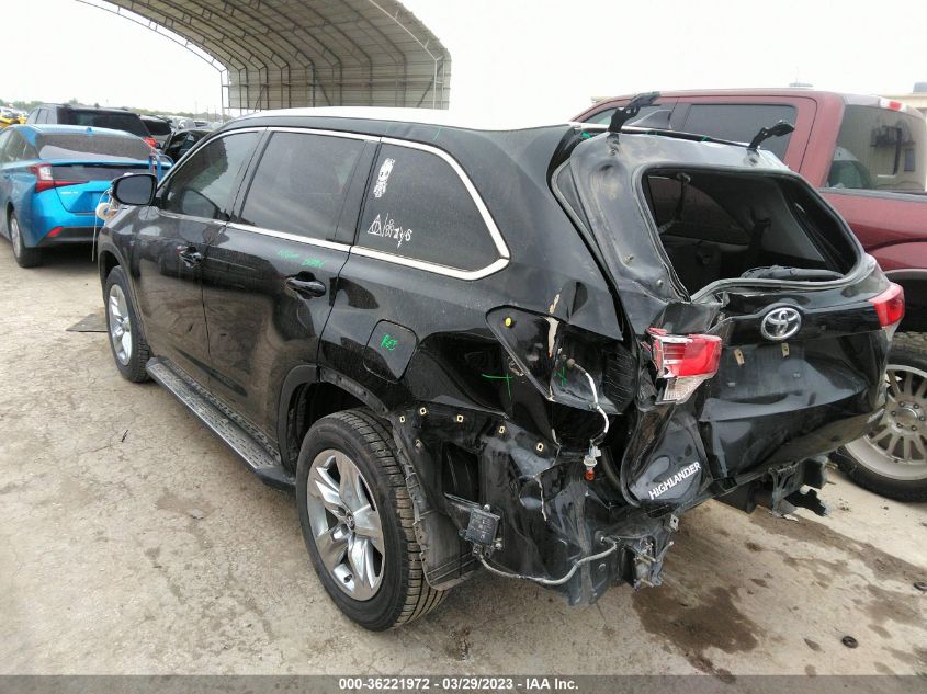 2018 TOYOTA HIGHLANDER LIMITED - 5TDYZRFH3JS276827