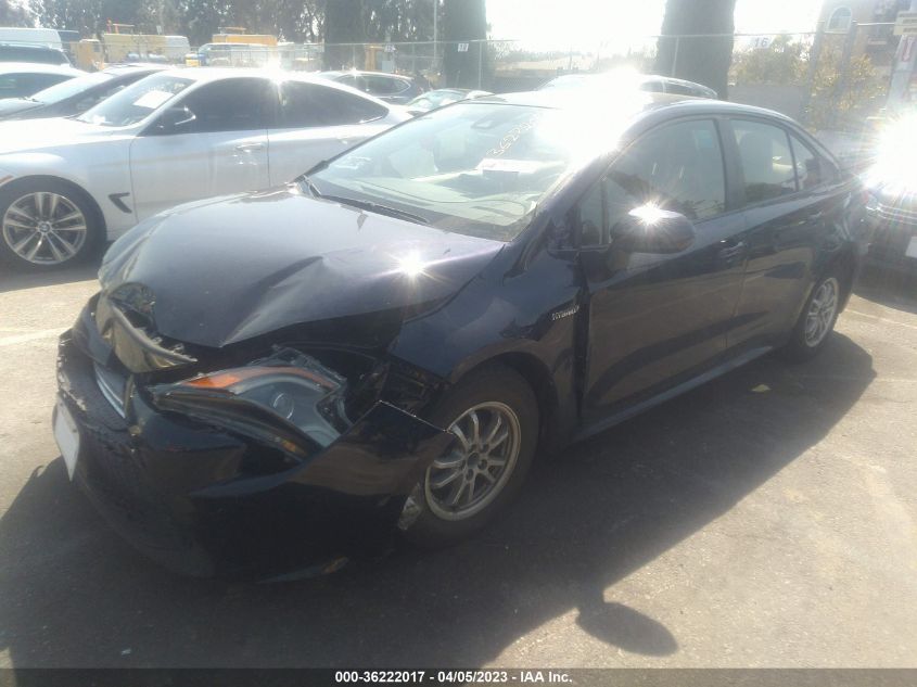 2021 TOYOTA COROLLA HYBRID LE - JTDEAMDE6MJ020396