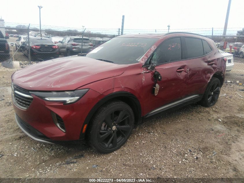 2021 BUICK ENVISION ESSENCE - LRBFZNR42MD112296